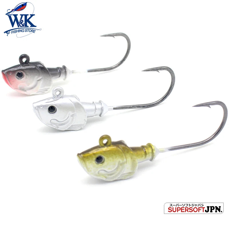 2pcs/pk 60g Jig Head 7/0 JIG Hook for Soft Lure Saltwater Fishing Lures at 11cm 14cm ULO Shad Seabass Cod Halibut FIshing Hooks