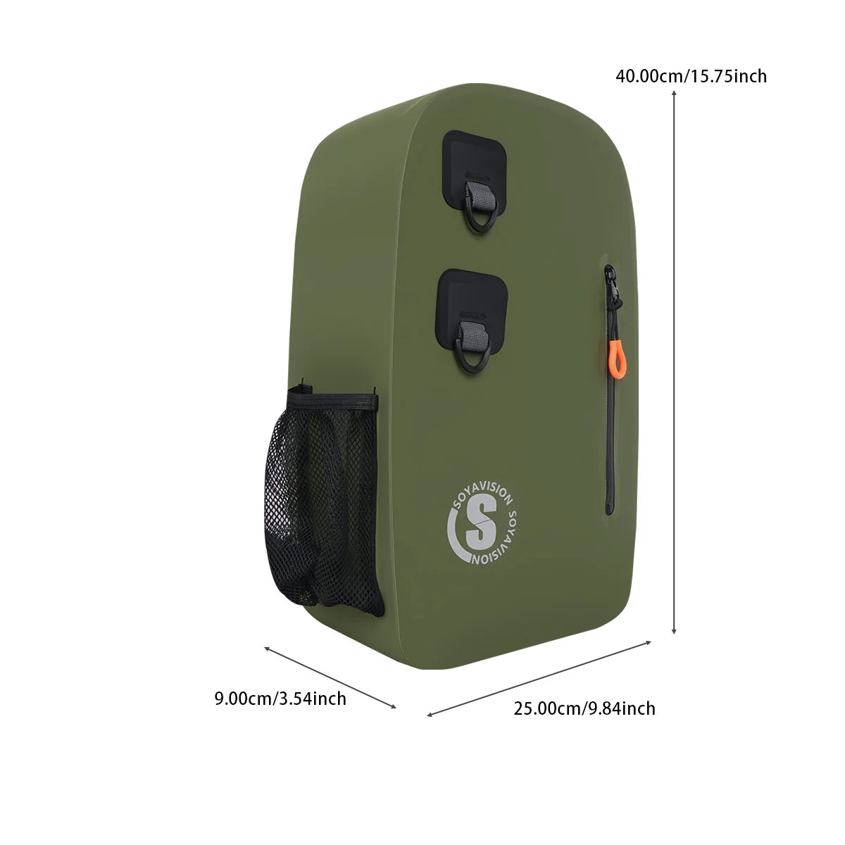 Fishing Backpack Portable Fishing Gear Bag with Rod Holder Outdoor Sports Backpack Shoulder Bag for Fishing Hiking Camping