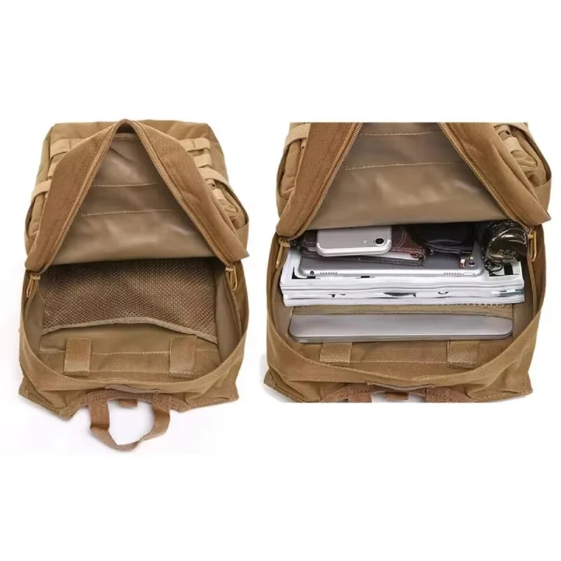FSTE-Fishing Tackle Bag Multiple Compartments, Water-Resistant Backpack For Outdoor Activities, For Cycling, Hiking, Travel