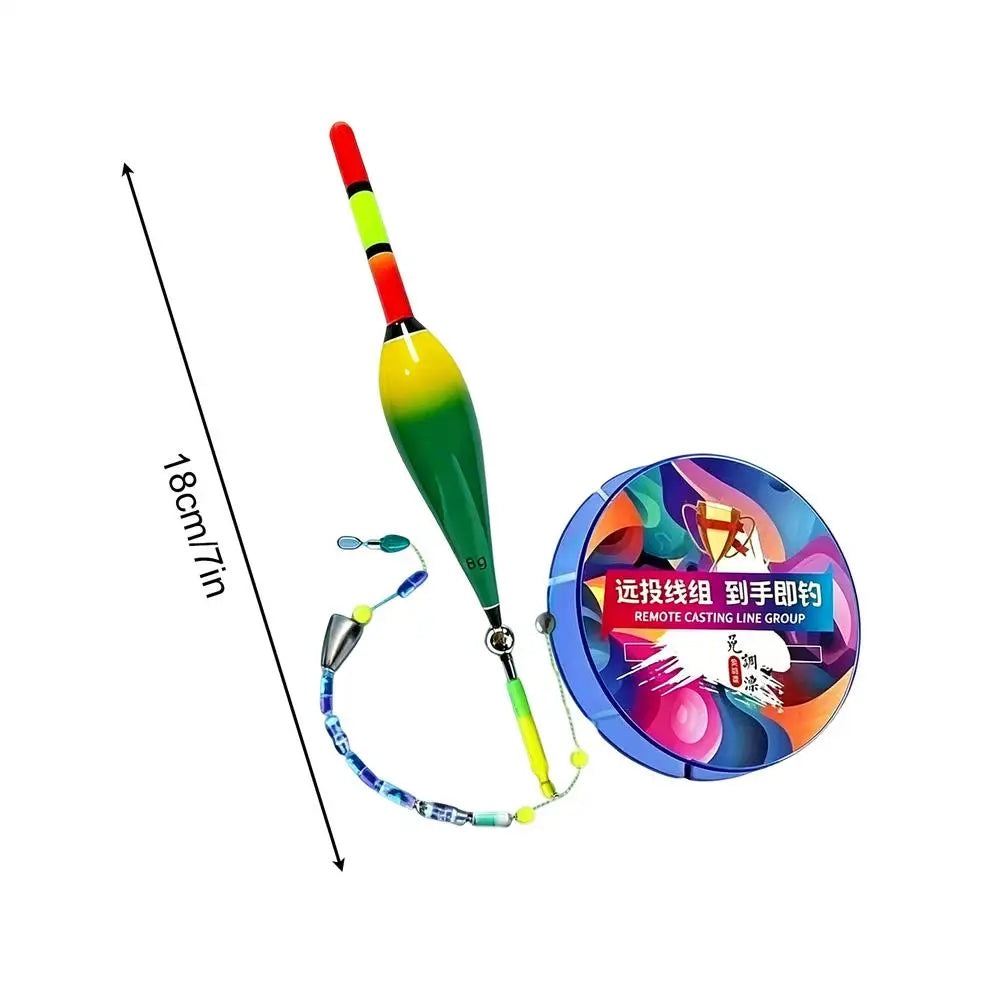 Automatic Bobber Fishing Line Set with Float for Anglers Easy Casting and Smooth Retrieval Outdoor Fishing Tackle Accessories