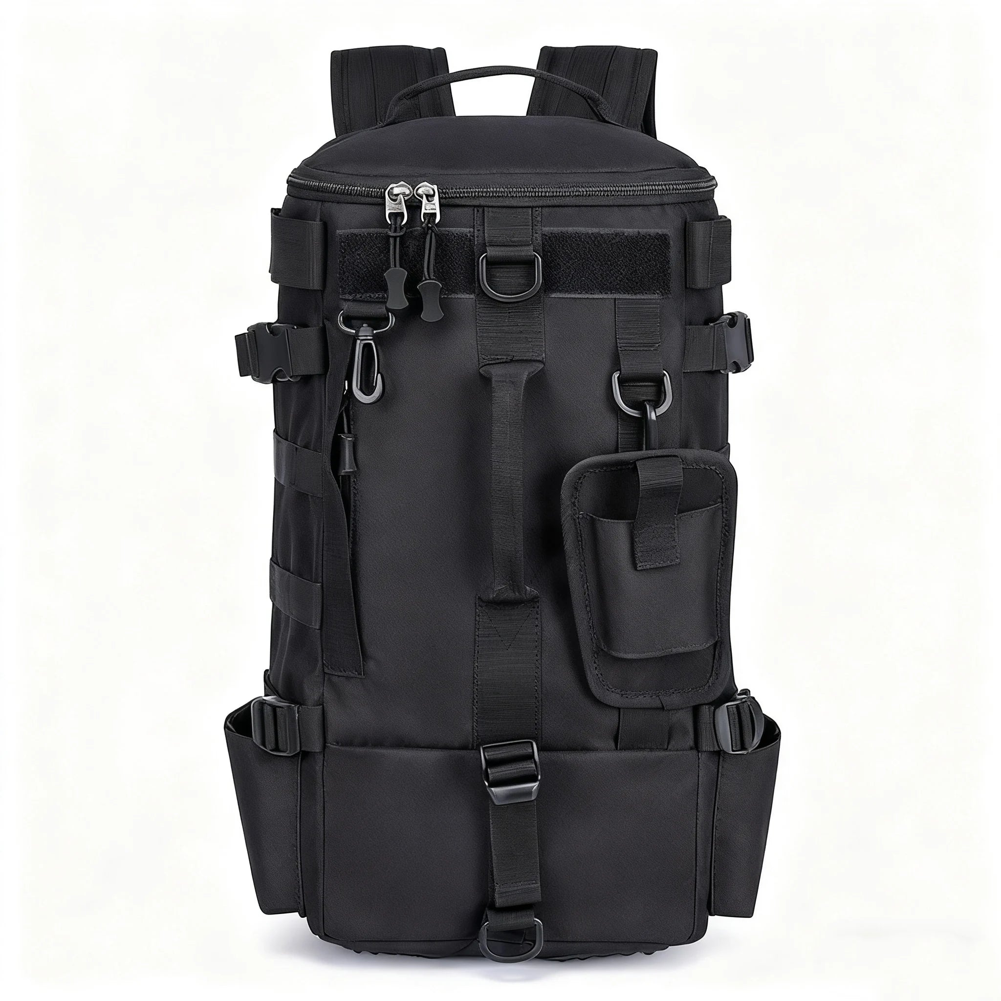 Multifunctional Fishing Backpack Tackle Bag with Rod Holders Fish Equipment Storage Waterproof Wear-resistant Outdoor Sports Bag