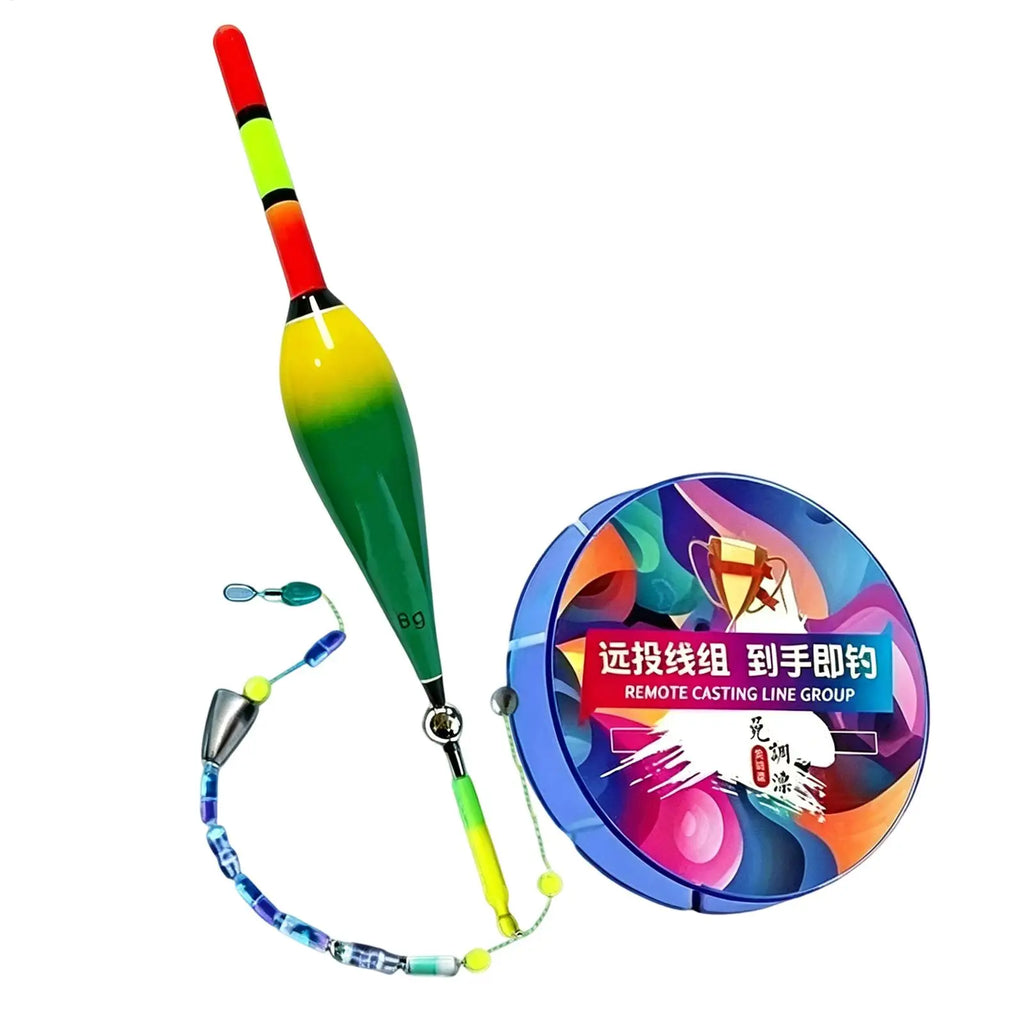 Automatic Bobber Fishing Line Set with Float for Anglers Easy Casting and Smooth Retrieval Outdoor Fishing Tackle Accessories
