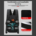 A06F-Fishing Lure Backpack With Rod Holders Chest Bag Waist Bags Outdoor Hiking Shoulder Rucksack Large Case