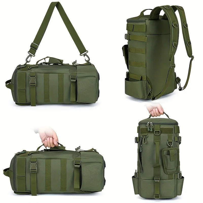 This multi-functional outdoor fishing backpack can also be used as a travel picnic bag, suitable for fishing and picnics.