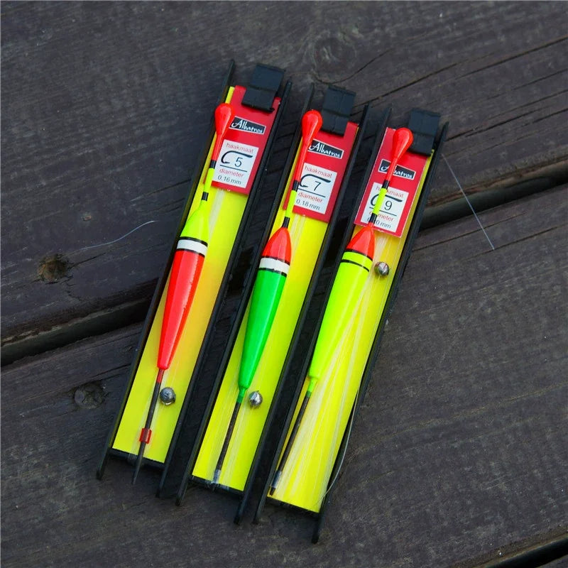 3PCS Beginner-Friendly Fishing Float Set - Shallow Water Bobber Rig with Upright Floats