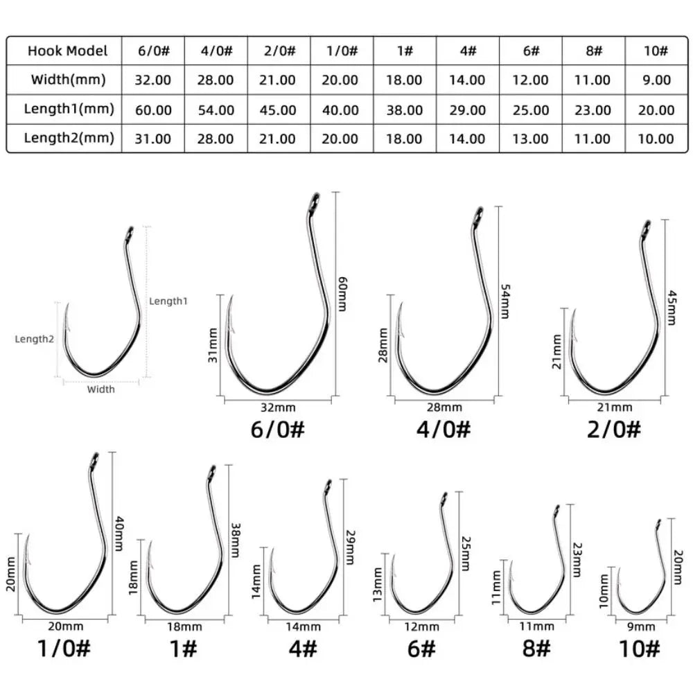 Mustad Hooks Jig Fishhook Japan Hook Catfish Hook Fishihook Set Pesca Live Bait Fishhook Fishing Hooks Sea Hook Barbed Fishhook