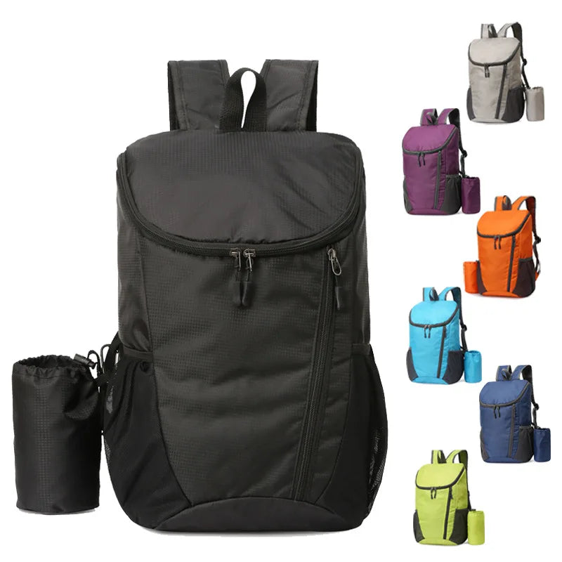 Fishing Hunting Bag Portable Foldable Backpack Outdoor Rucksacks Folding Mountaineering Bag Lightweight Waterproof Daypack