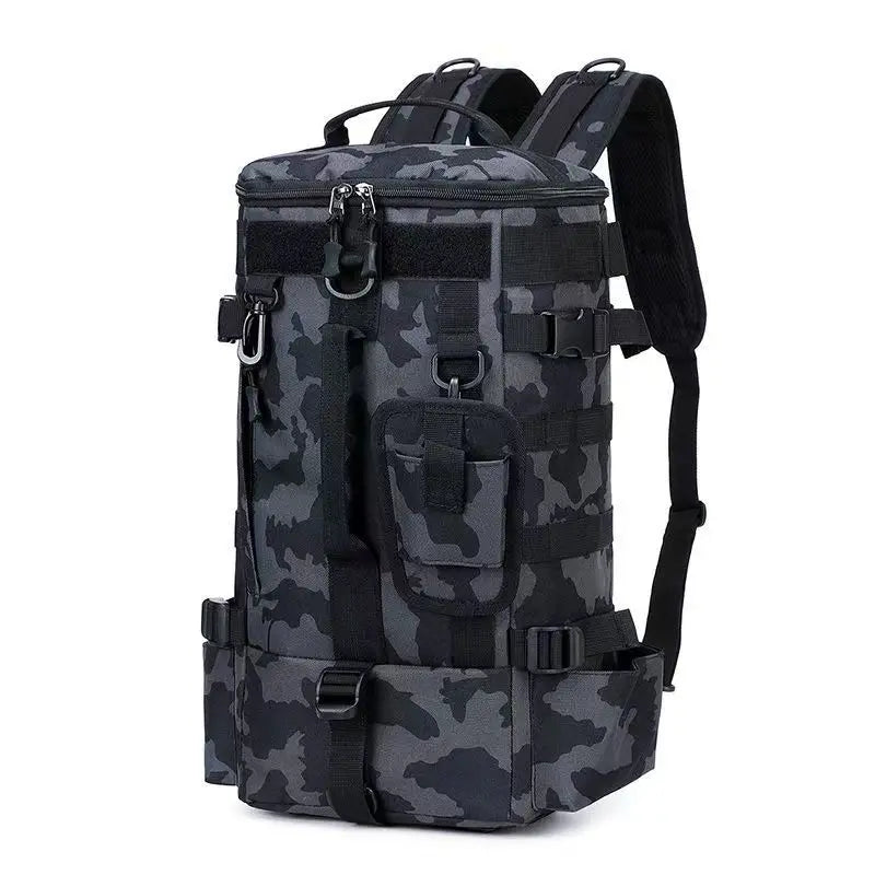 This multi-functional outdoor fishing backpack can also be used as a travel picnic bag, suitable for fishing and picnics.